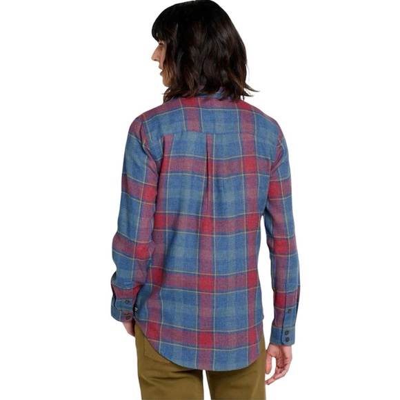 TOAD&CO Re-Form Flannel Shirt NWT Size Small - Picture 7 of 15